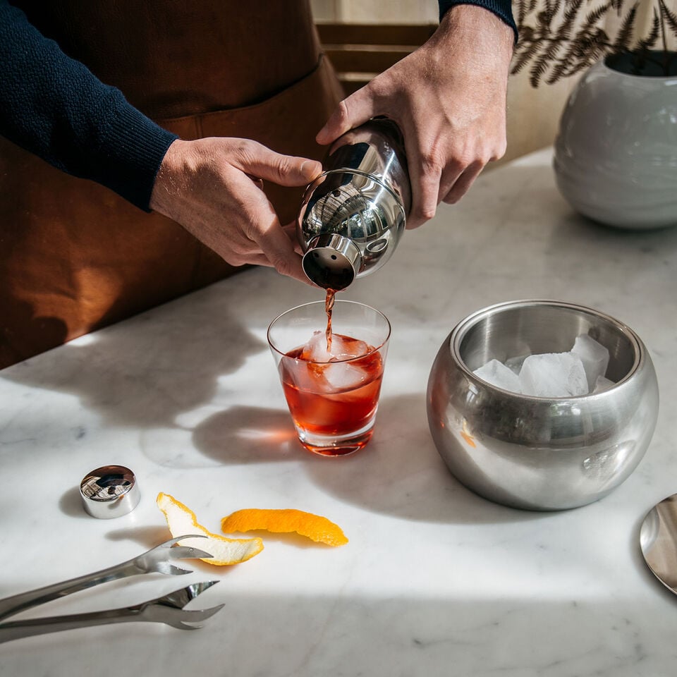 Shaker Sphera in acciaio inox