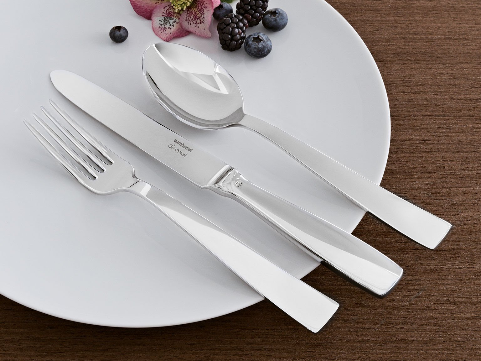 Sambonet Italy フォーク　4本 ナイフ　1本　計5本 サンボネ ベネチア テーブルフォーク | イタリア製カトラリー - 京都匙亀