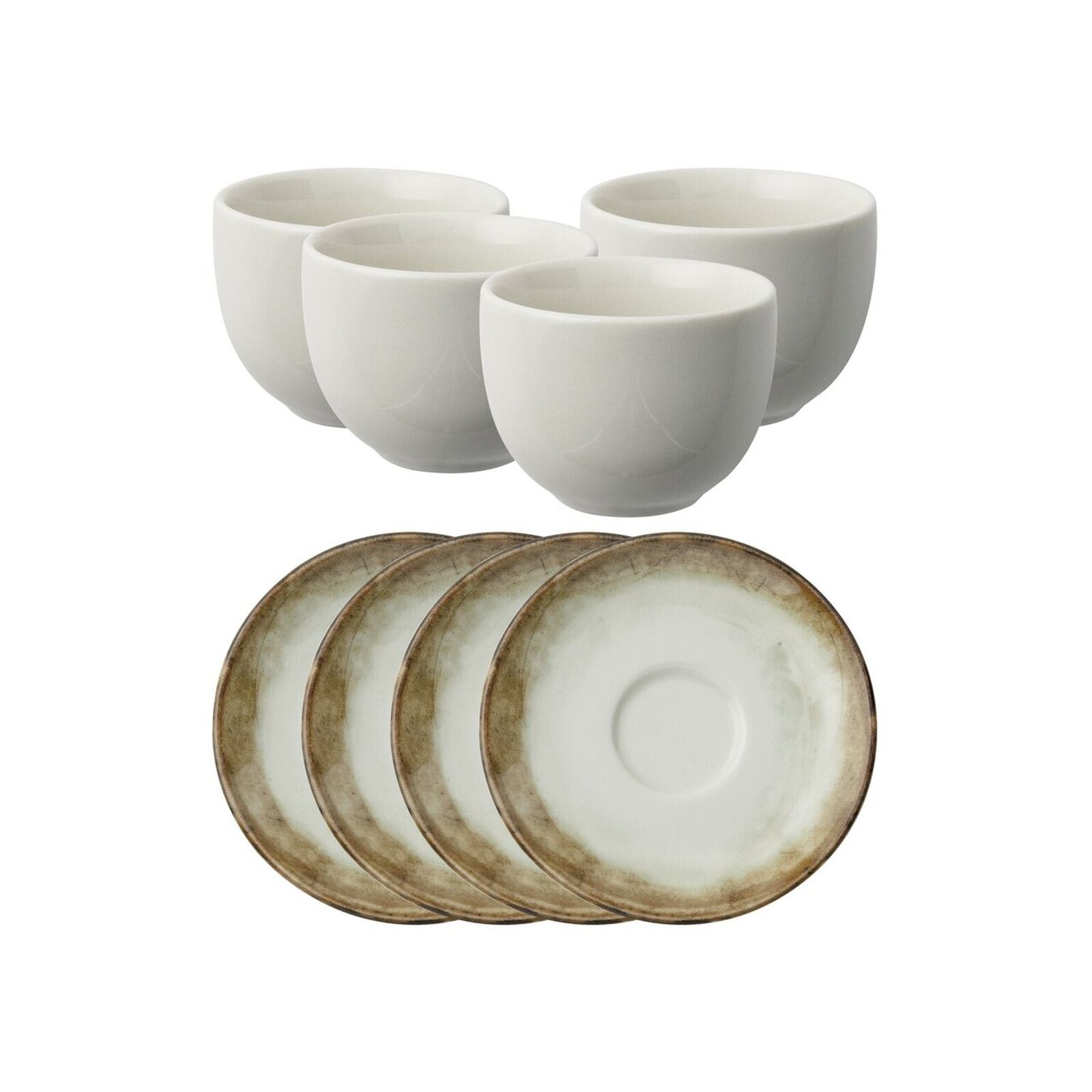 Kaffeeservice 4 pcs, coffee cups and saucers image number null