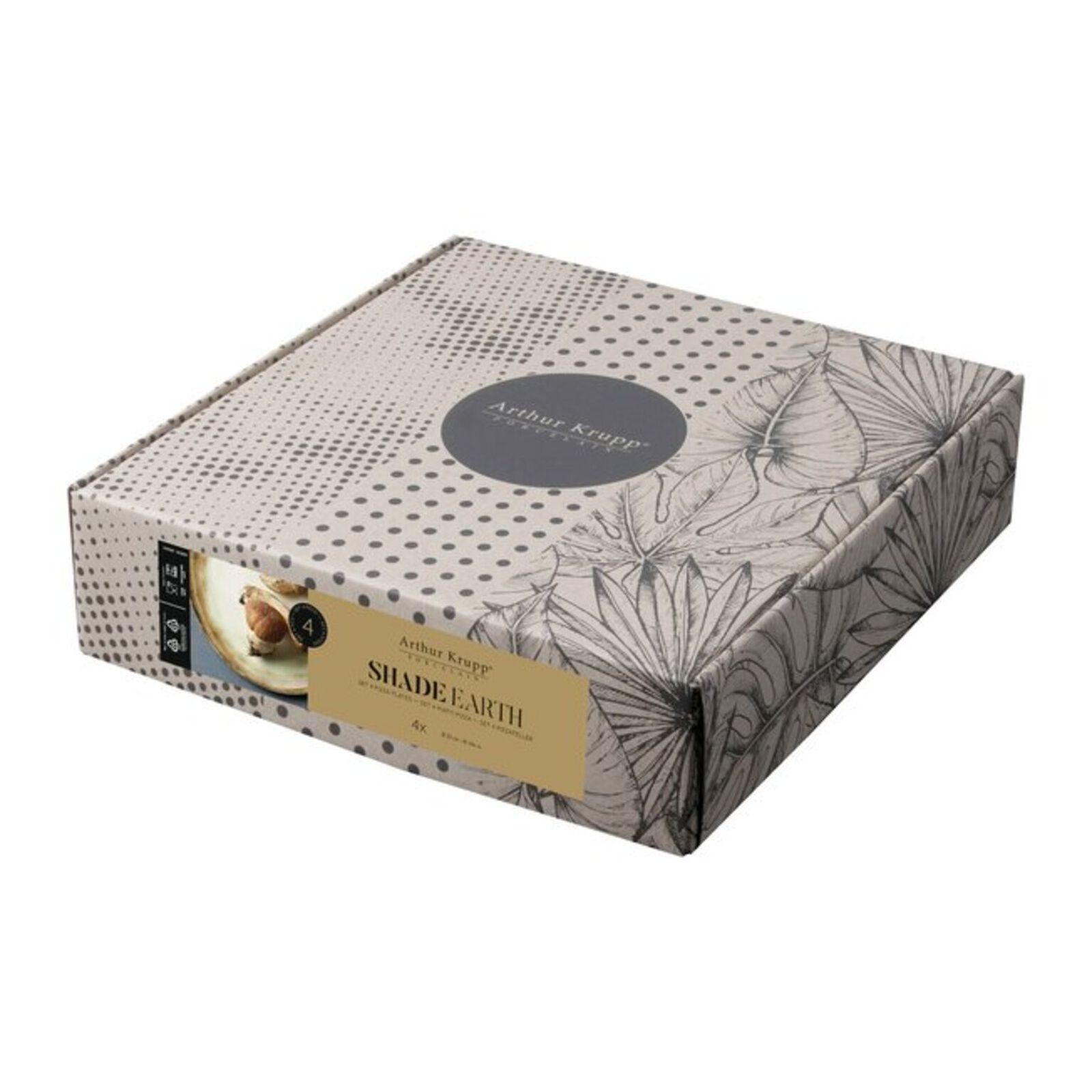 Set piatti 4 pezzi per pizza image number null