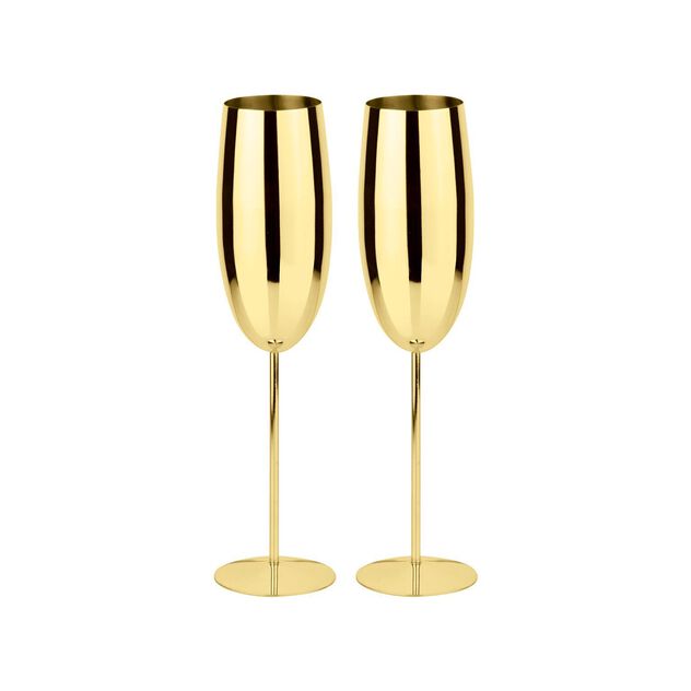 Set 2 pz, flute champagne image number 0