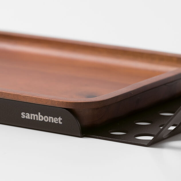 Small tray with acacia wood insert image number 1