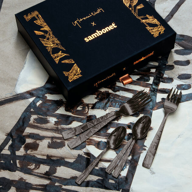 Set 6 cucchiaini caffè espresso  image number 1