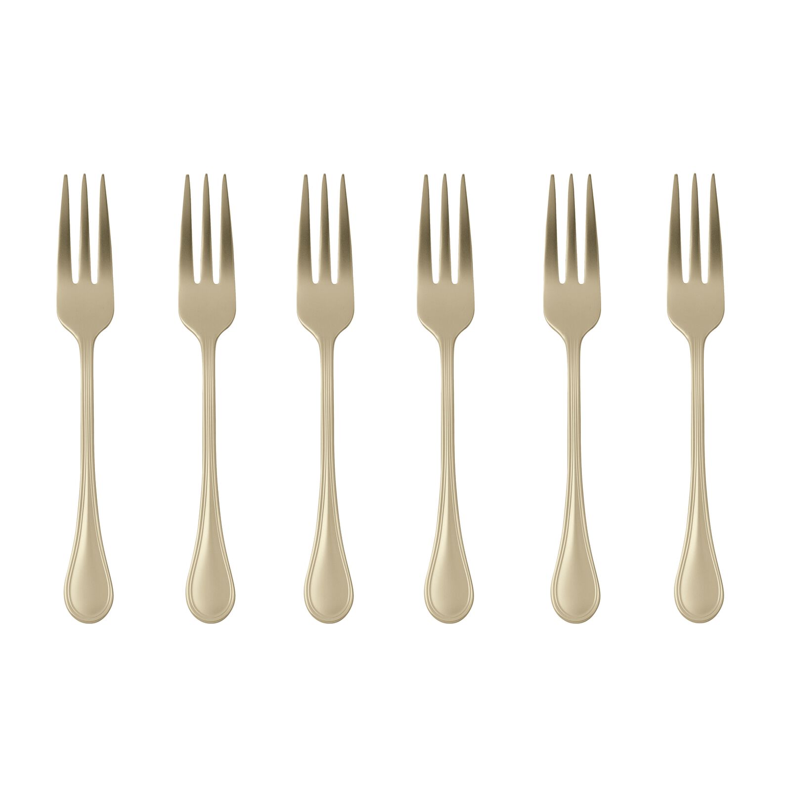 6 cake forks set  image number null