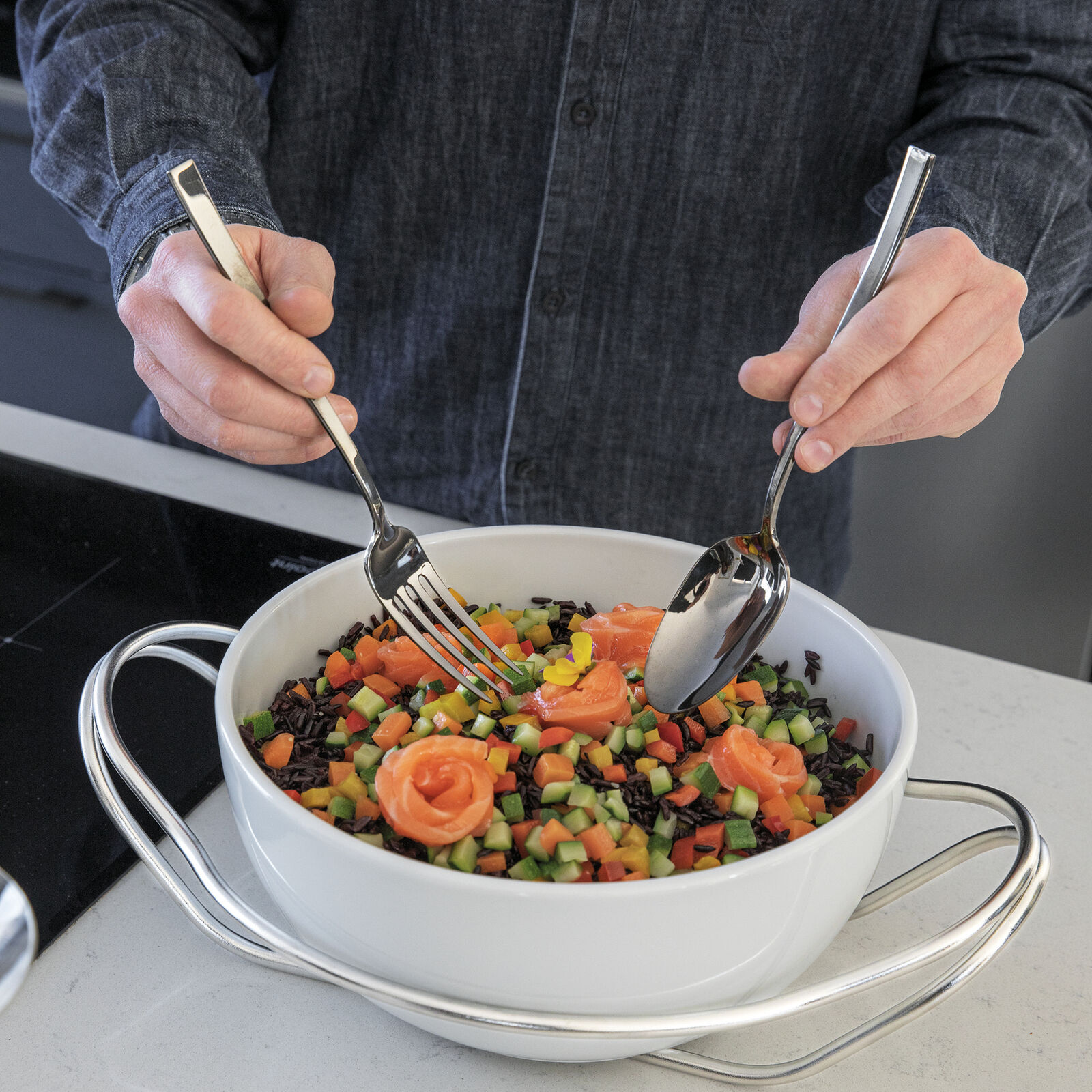 Serving cutlery set, 2 pieces  image number null