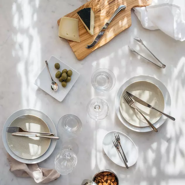 Cutlery set with plates set, 4 people image number 3