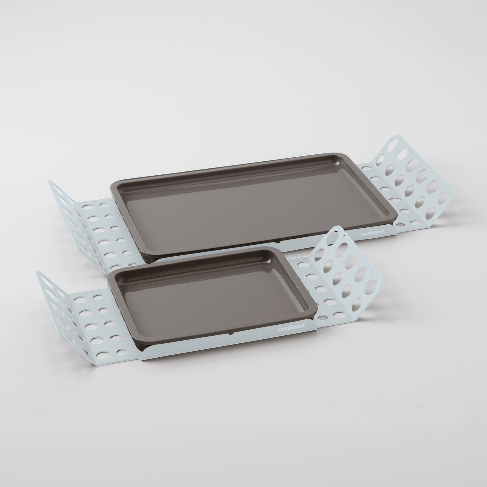 Big tray with laquered wood insert image number null