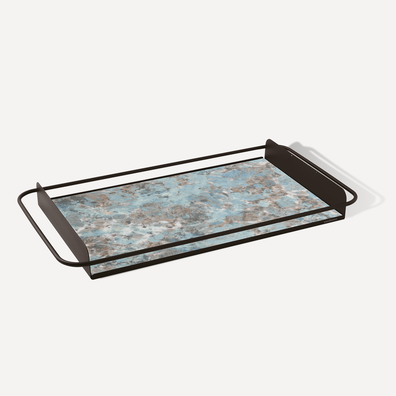 Big tray with stoneware insert