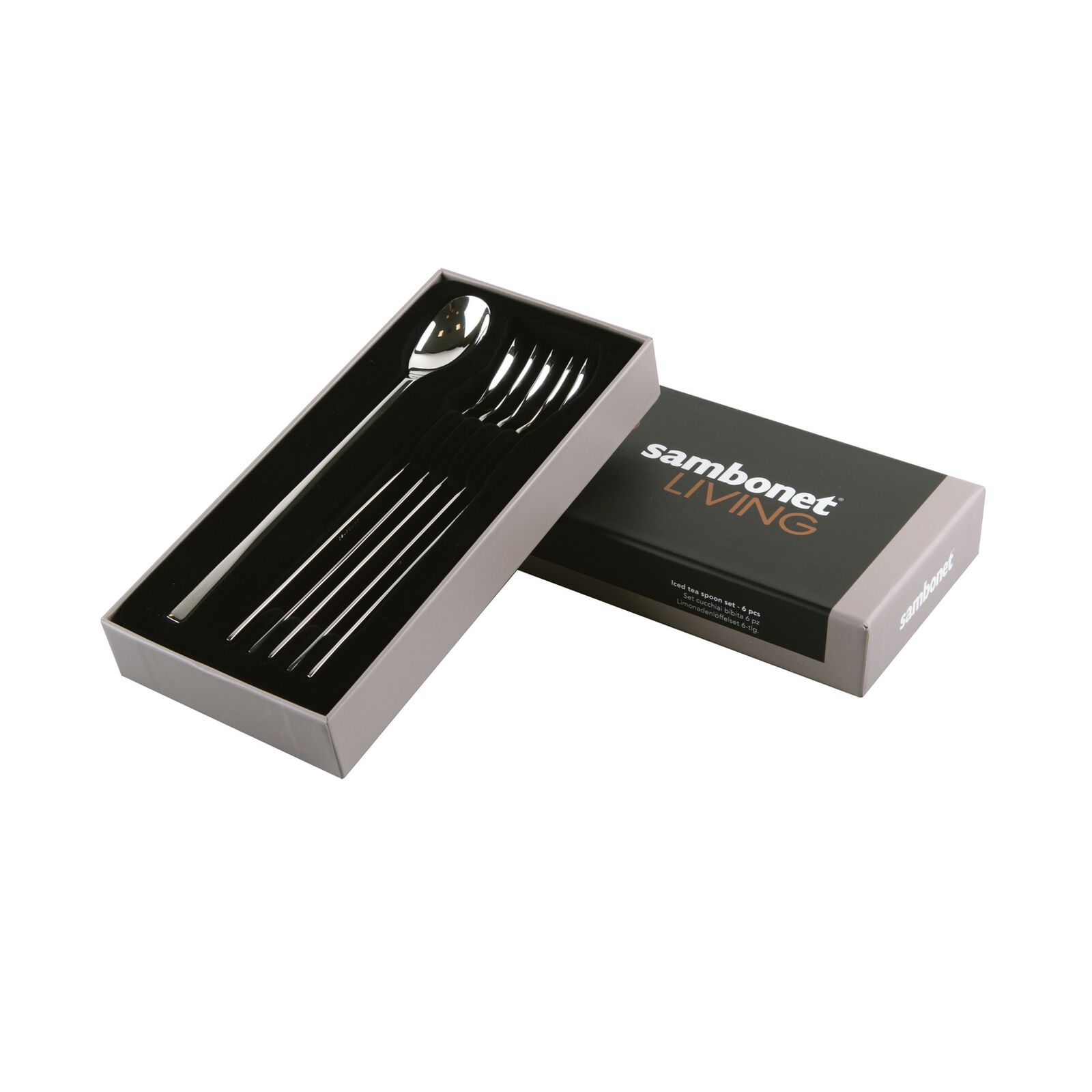 6 ice tea spoons set  image number null