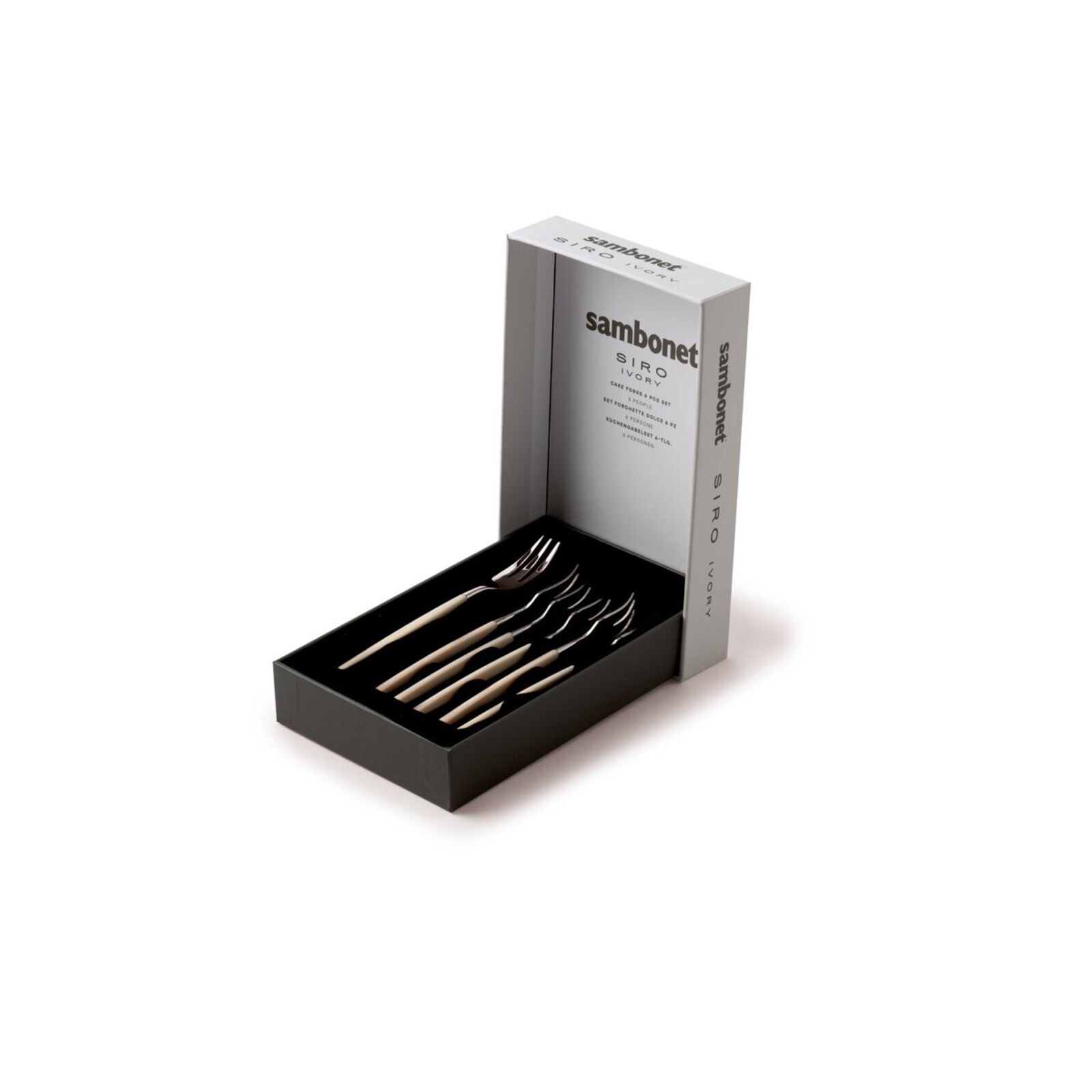 6 cake forks set  image number null