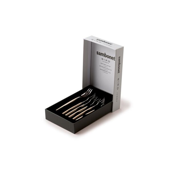 6 cake forks set  image number 7