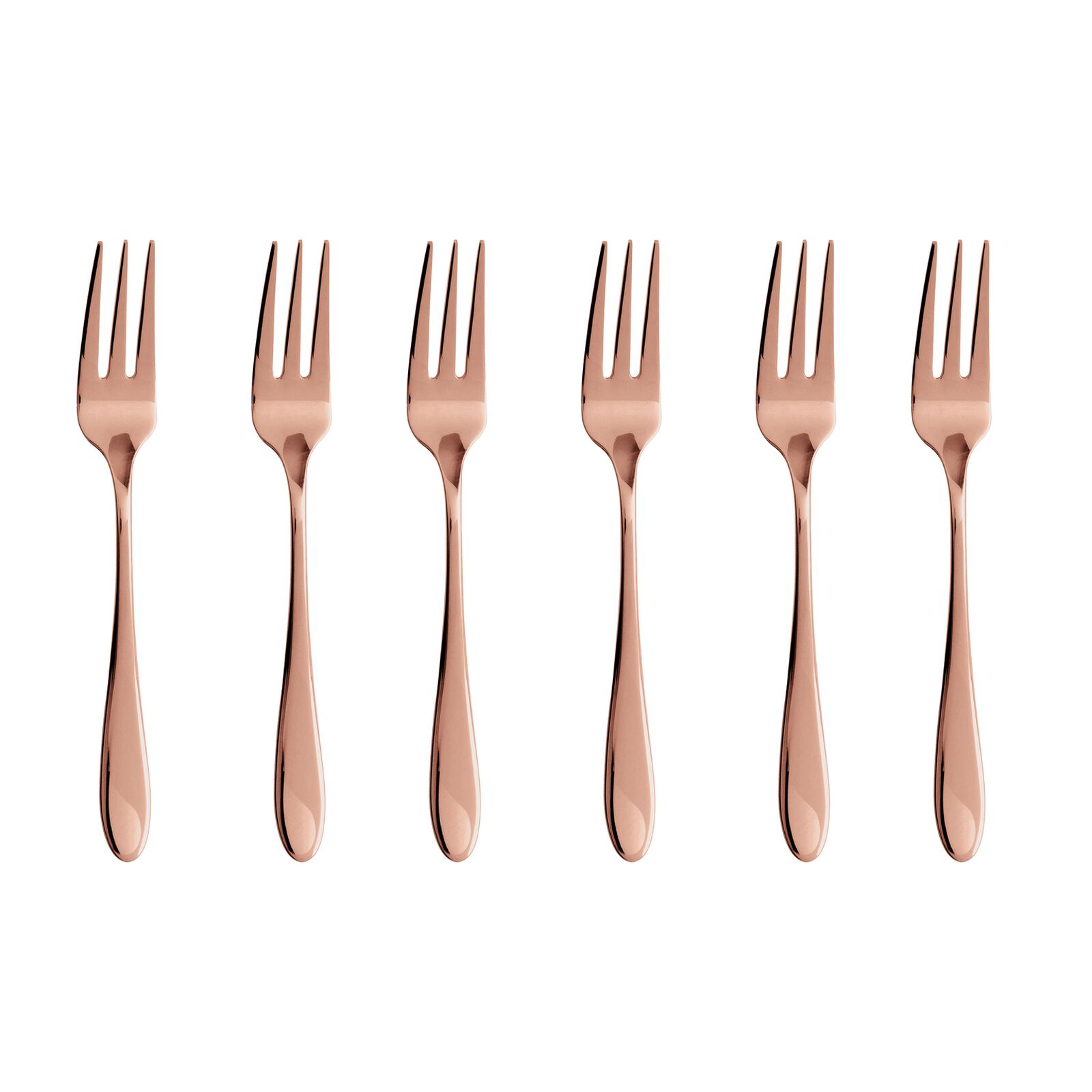 6 cake forks set  image number null