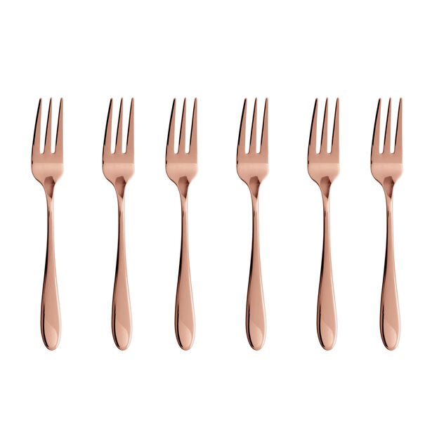 6 cake forks set  image number 0