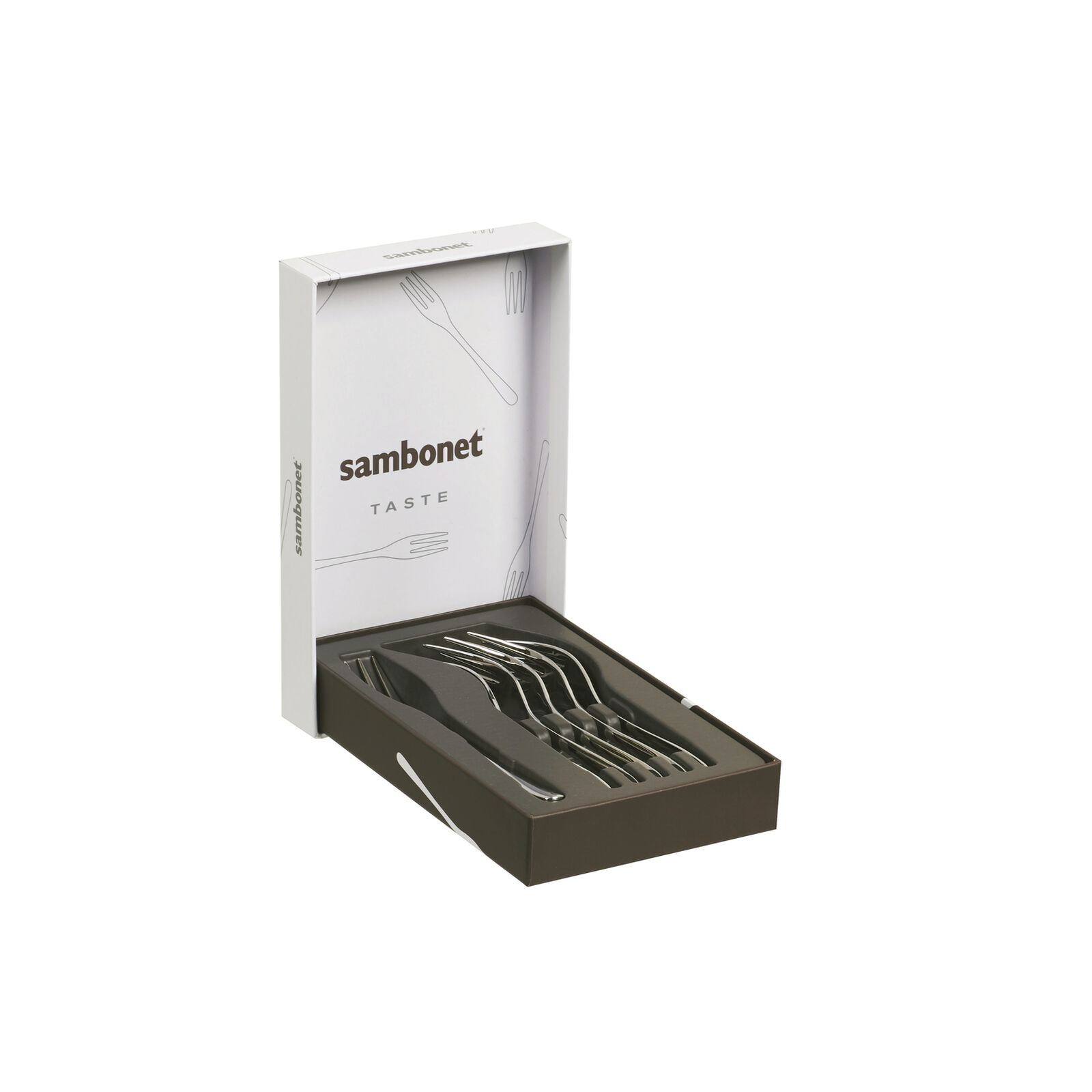 6 cake forks set  image number null