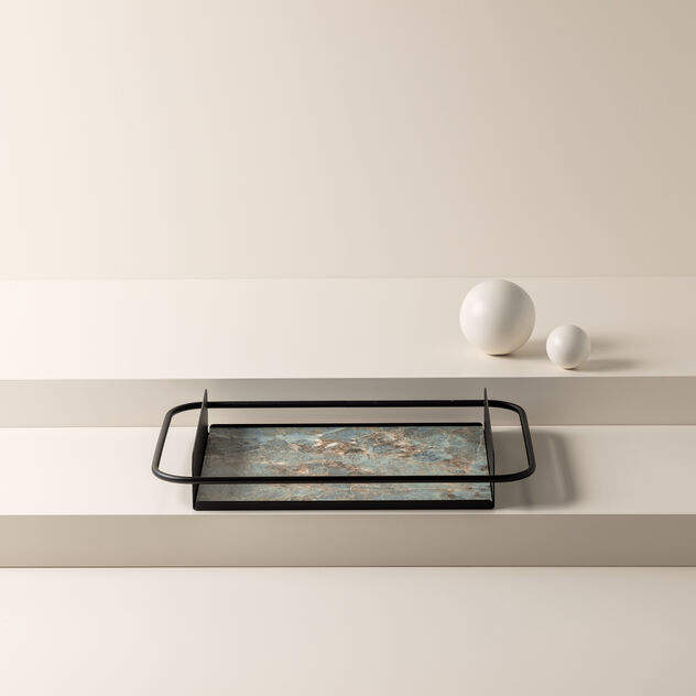 Small tray with stoneware insert image number 4