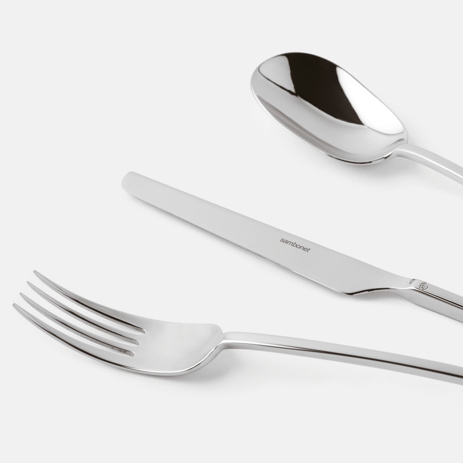 Cutlery set, 24 pieces , Mirror Steel, 100, Sambonet