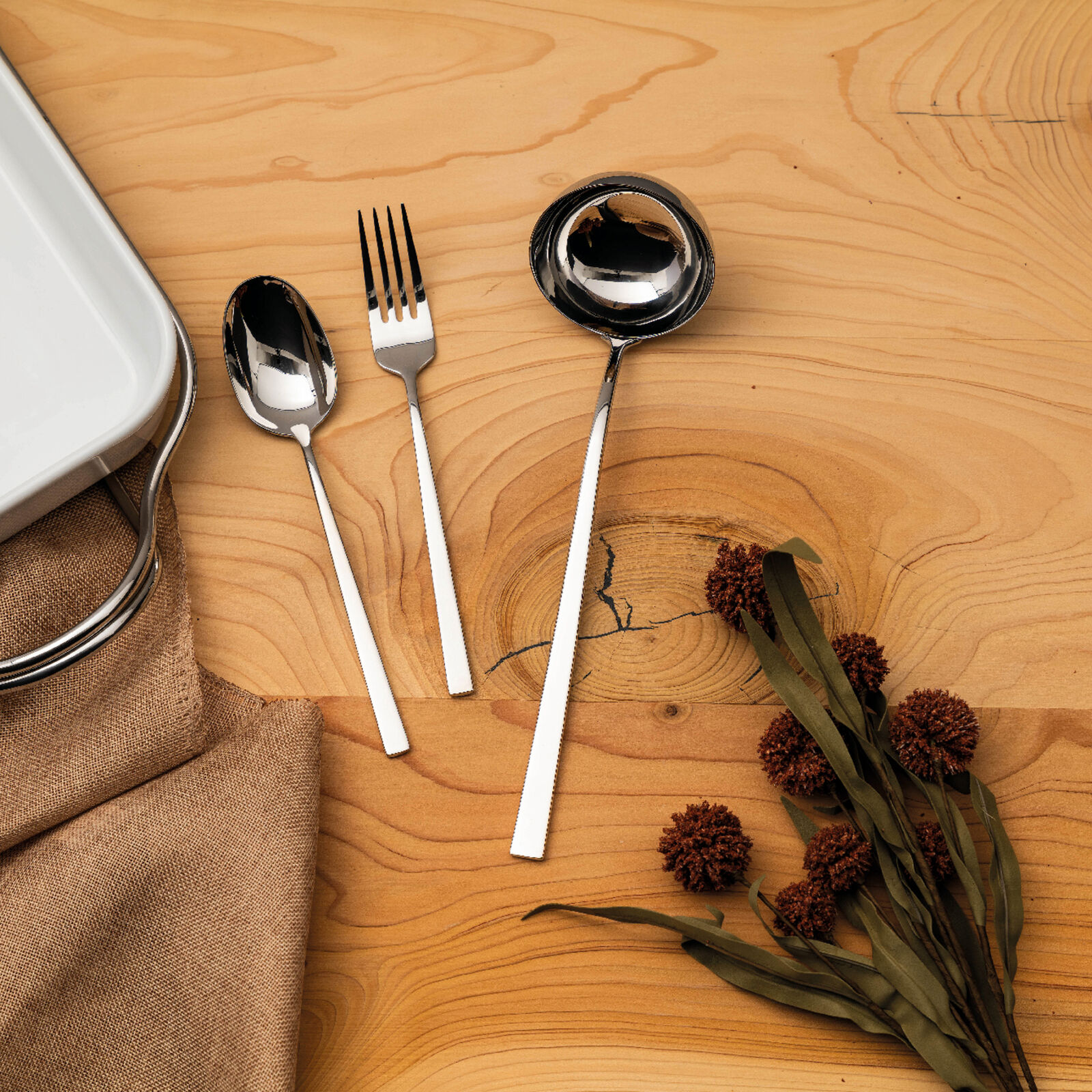 Serving cutlery set, 3 pieces  image number null