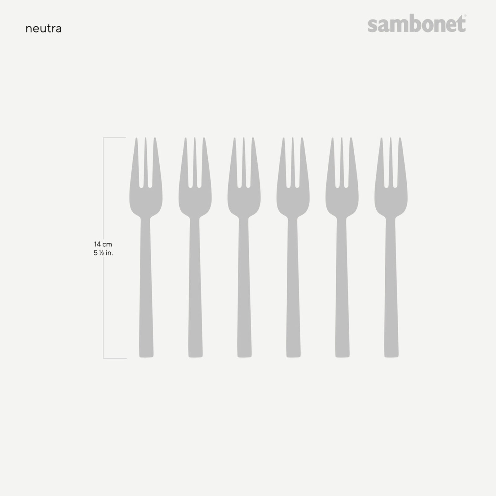 Set 6 forchettine dolce  image number null