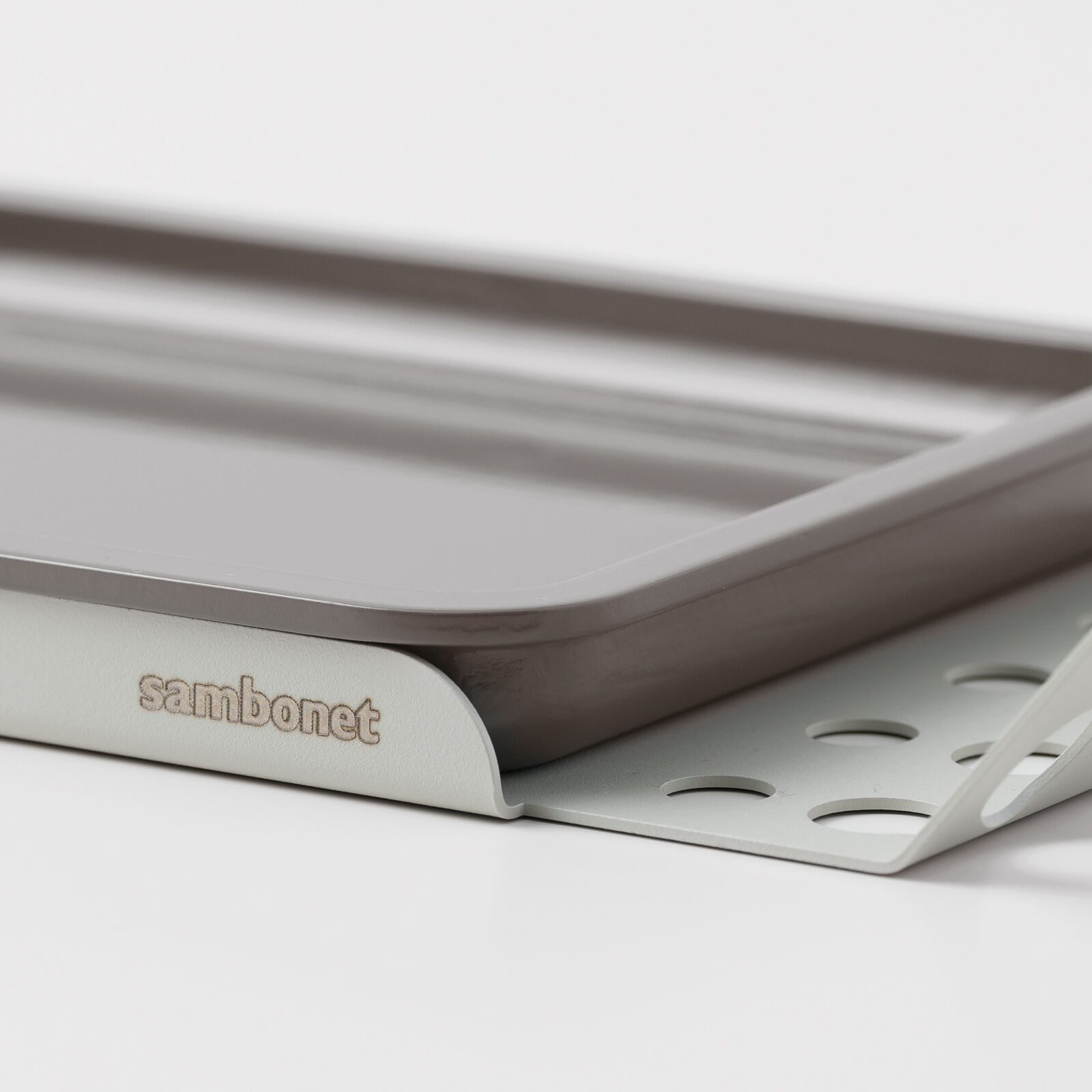 Big tray with laquered wood insert image number null