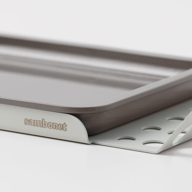 Big tray with laquered wood insert image number 1