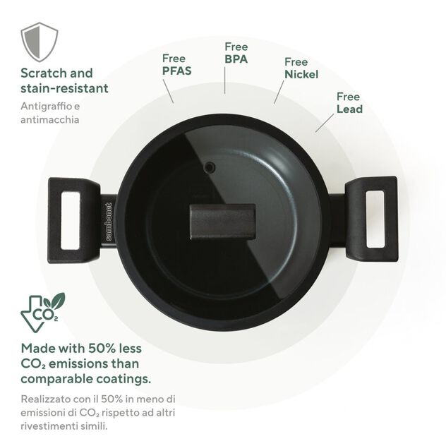 Casseruola alta 2 maniglie  image number 1