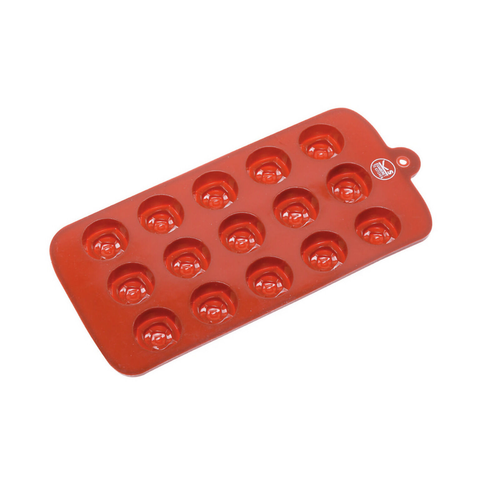 Chocolate mold 15 cubes, rose