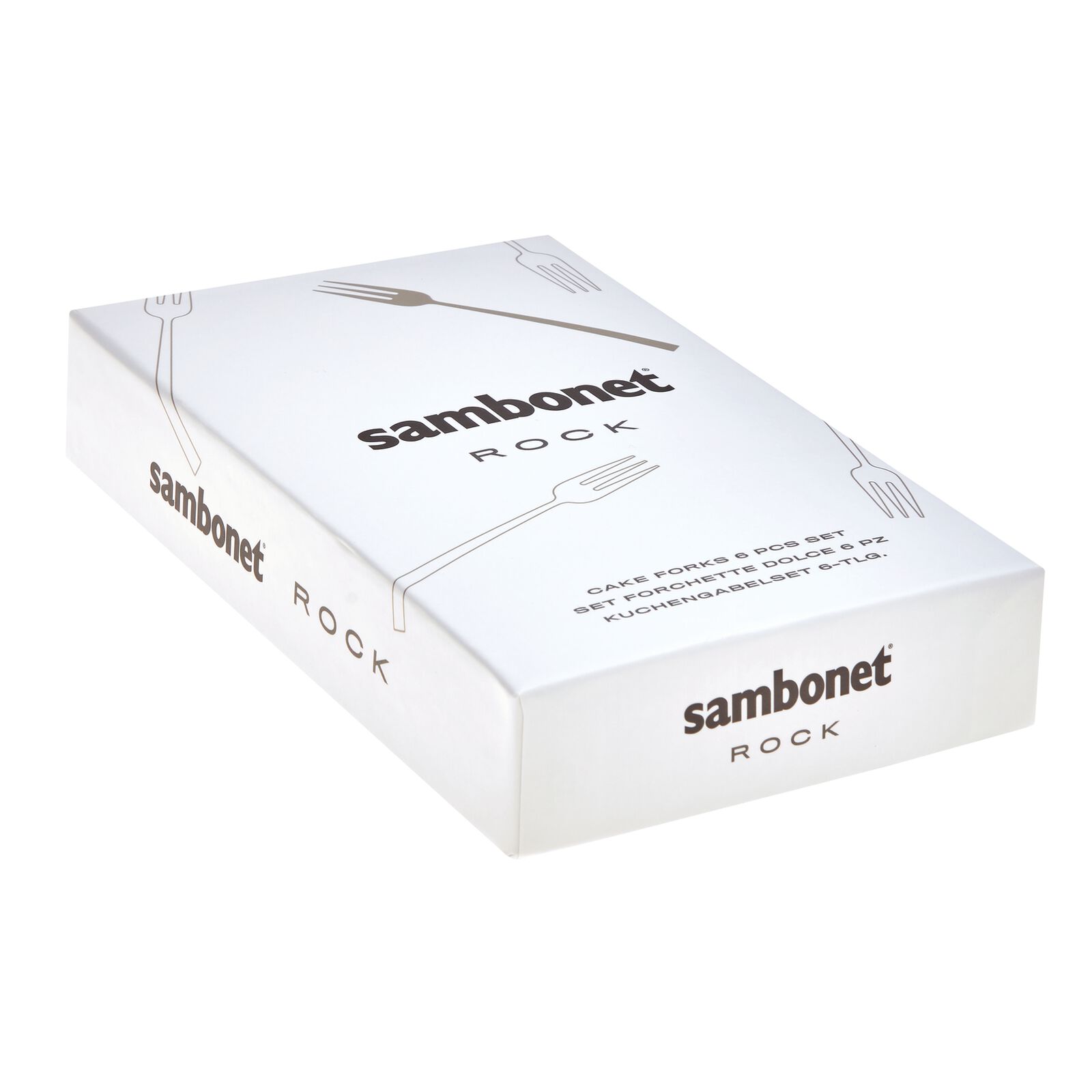 6 cake forks set  image number null