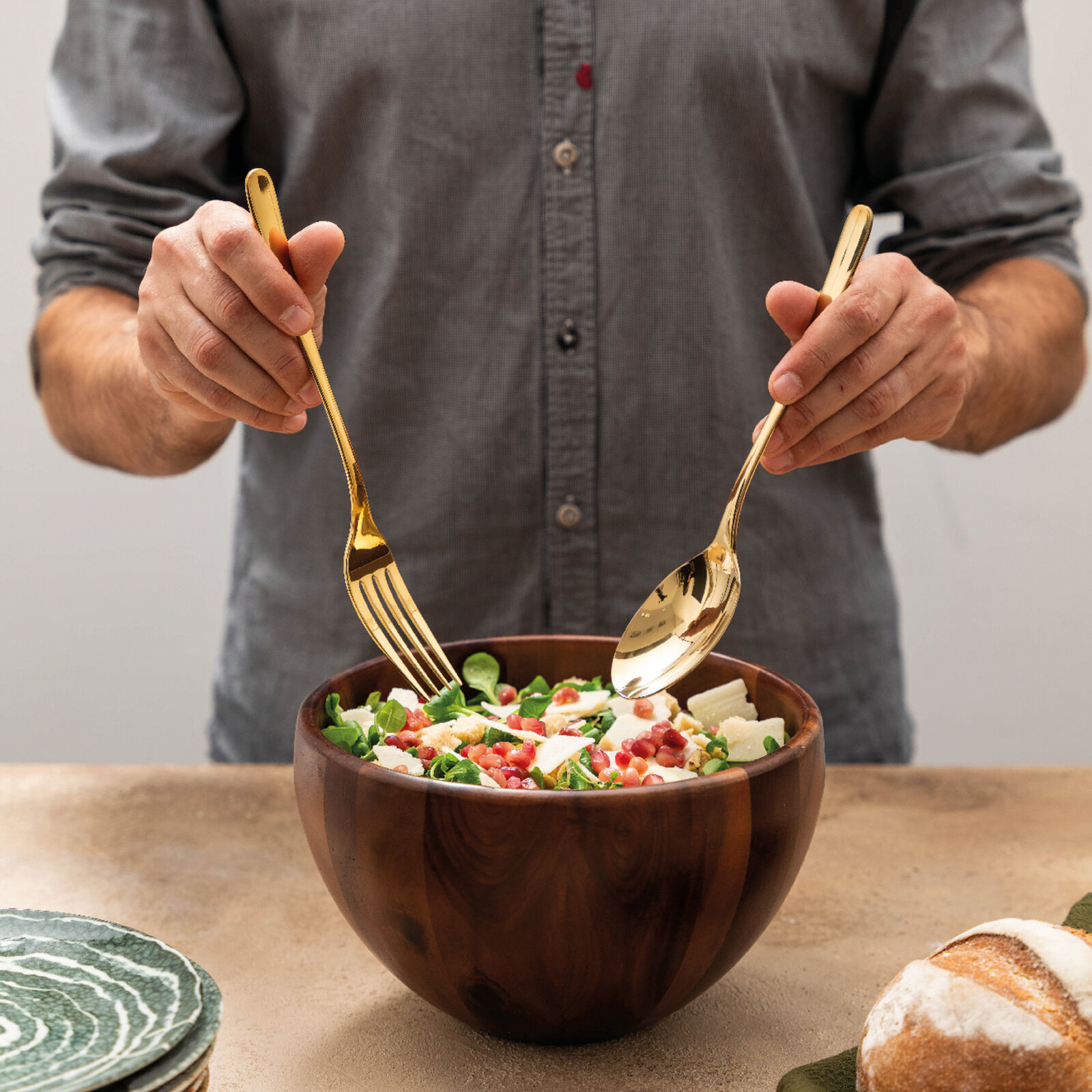 Serving cutlery set, 2 pieces  image number null