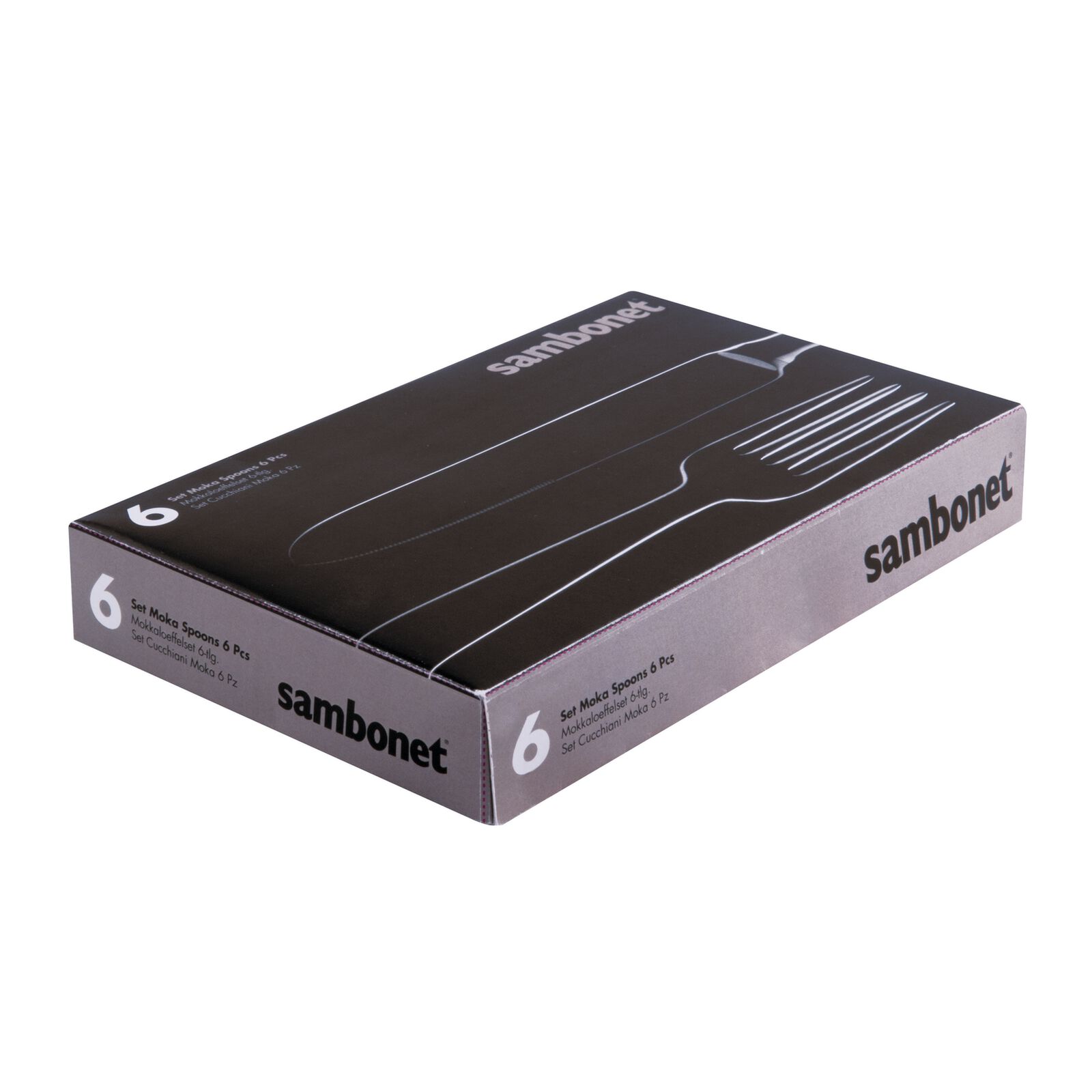 Set 6 cucchiaini caffè espresso  image number null