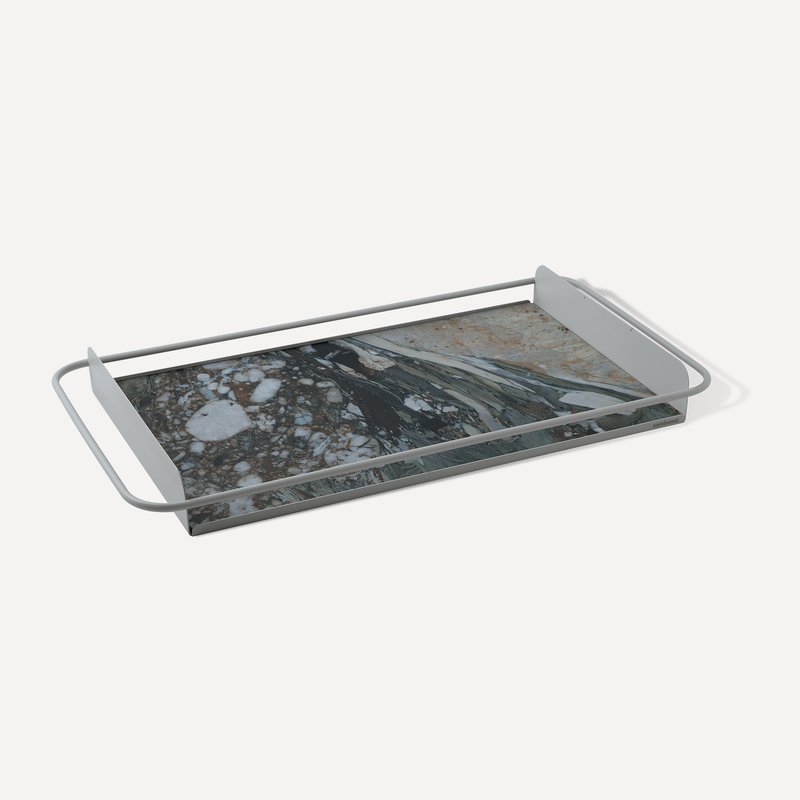 Big tray with stoneware insert