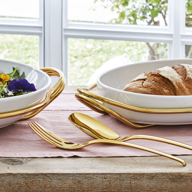 Set cucchiaio & forchetta servire  image number 3