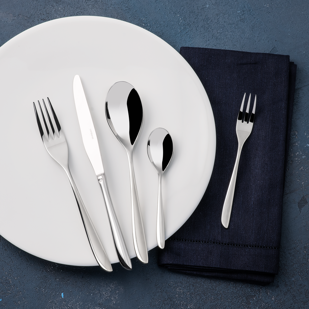 Cutlery set with plates set, 6 people image number 1