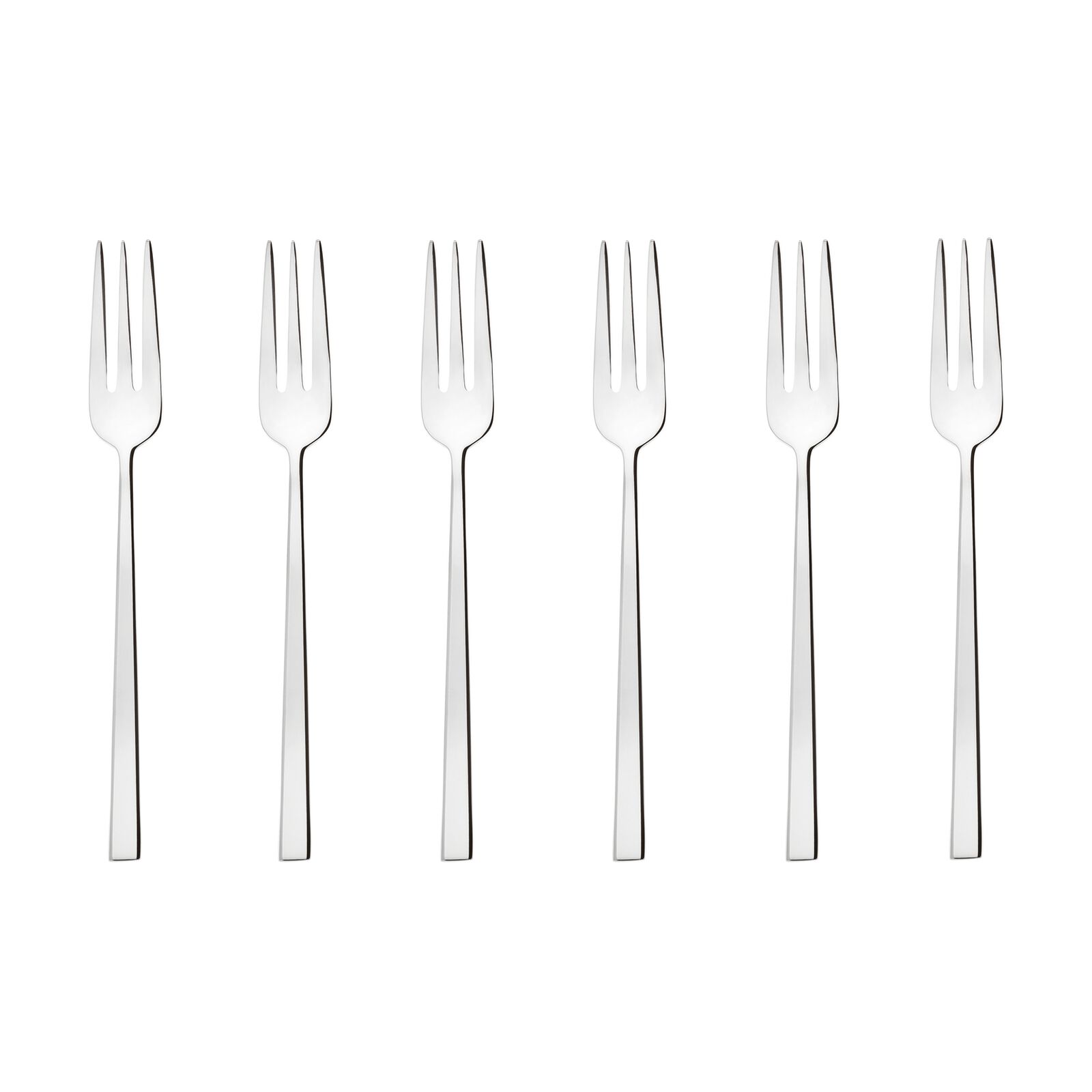 6 cake forks set  image number null