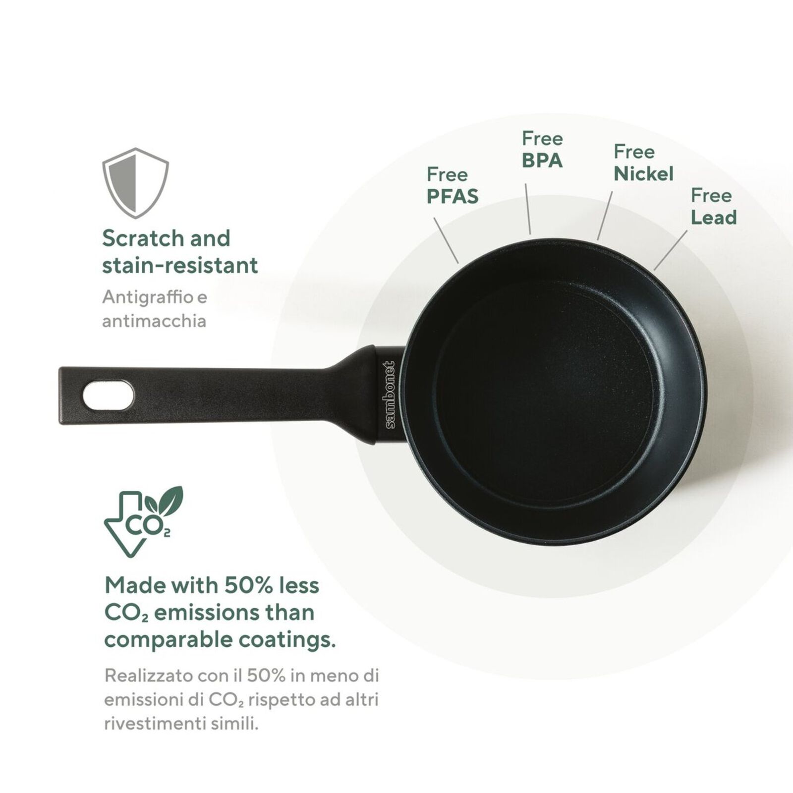 Casseruola alta 1 manico  image number null