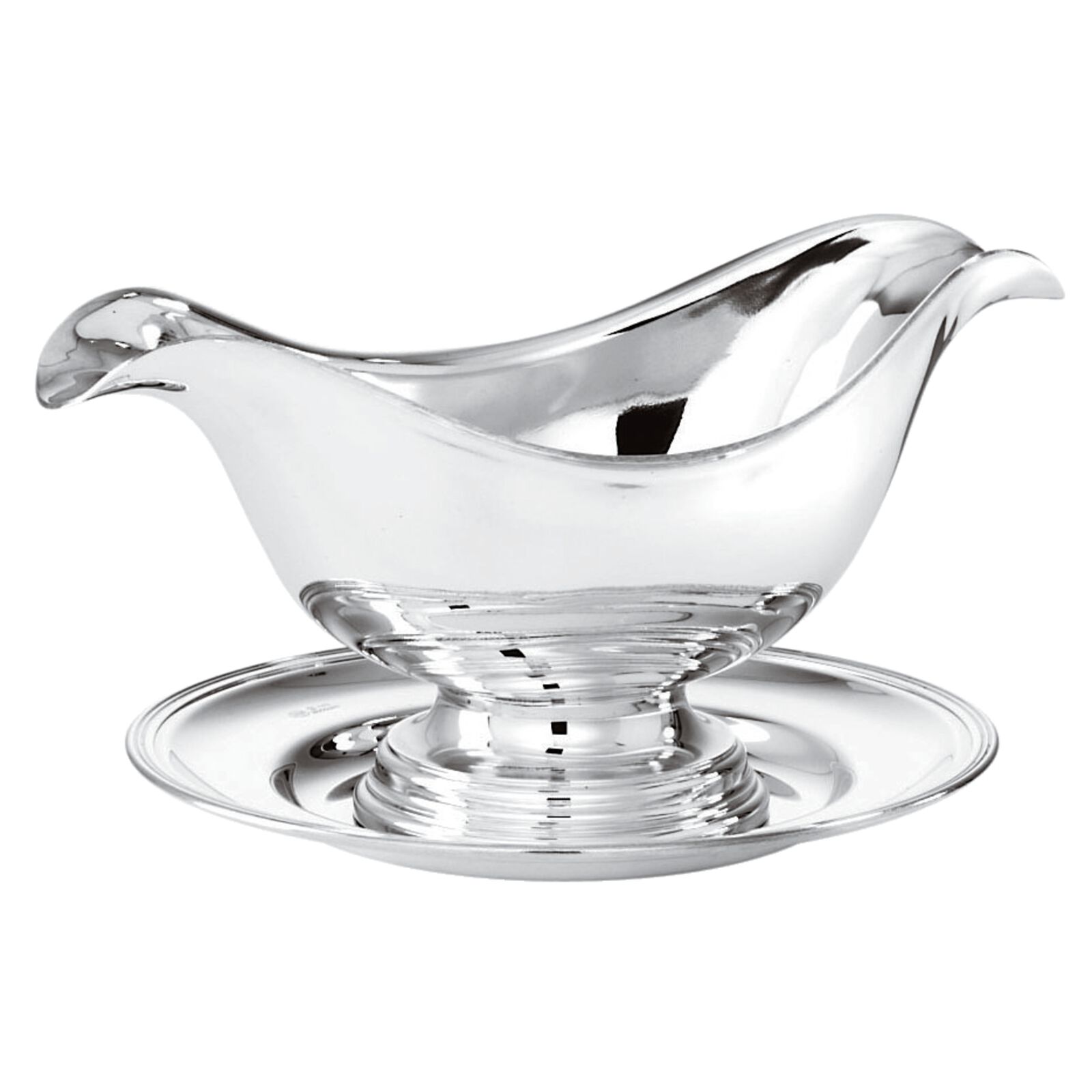 Sauciere mit festem Unterteller  image number null