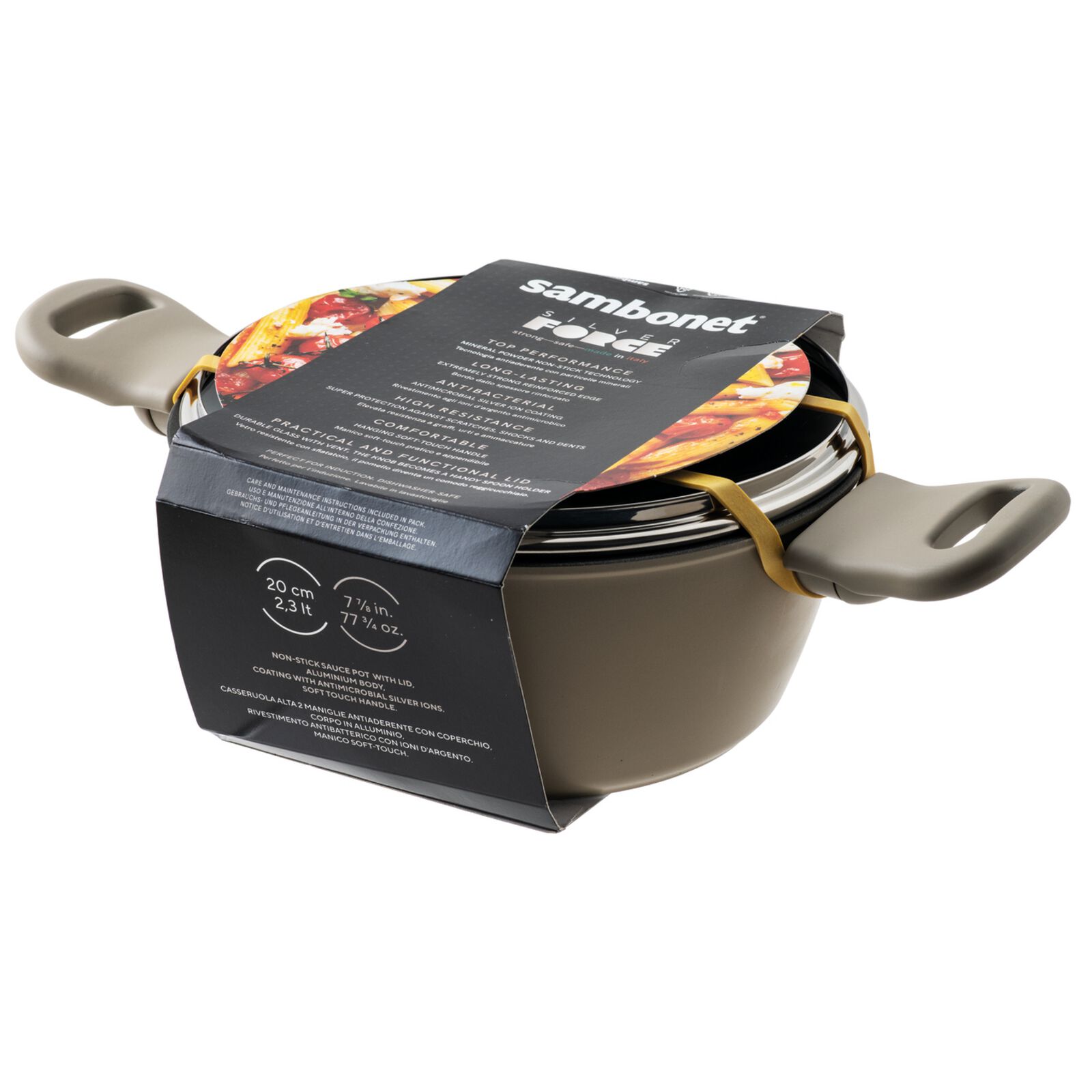 Casseruola alta 2 maniglie  image number null