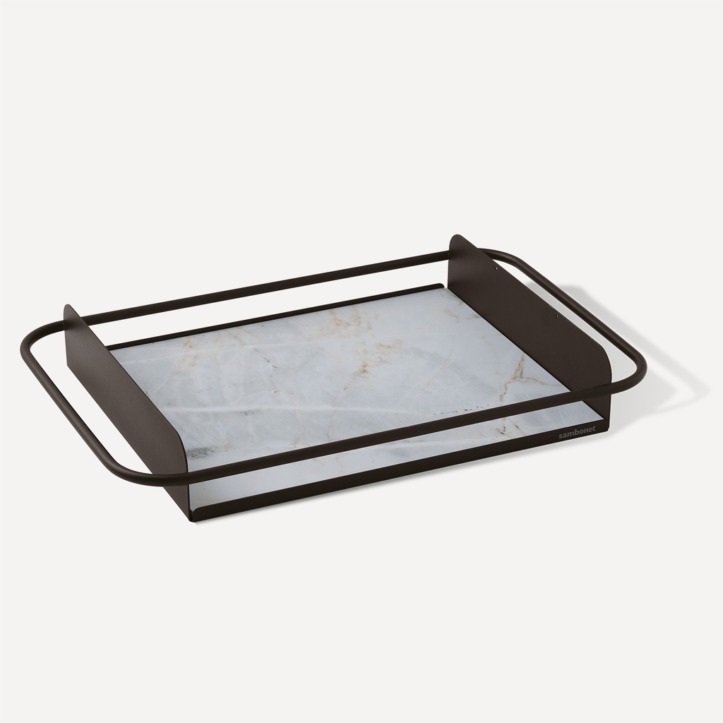 Small tray with stoneware insert image number 0