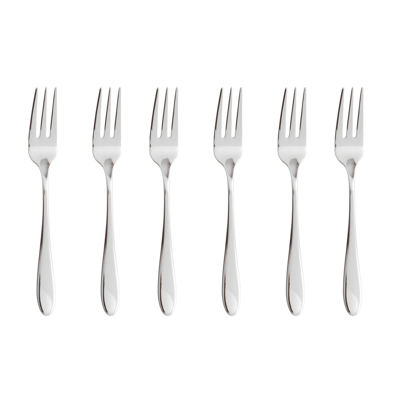 6 cake forks set  image number null