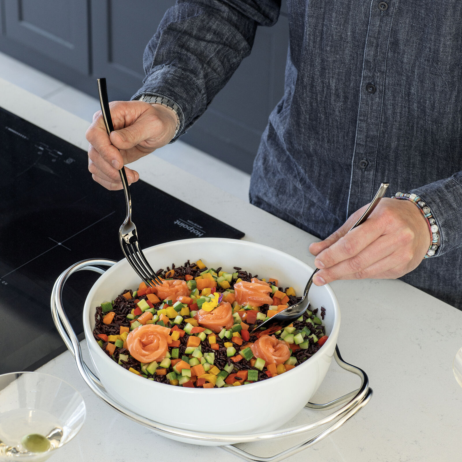 Serving cutlery set, 2 pieces  image number null