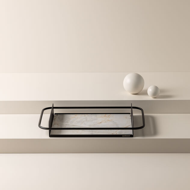 Small tray with stoneware insert image number 4