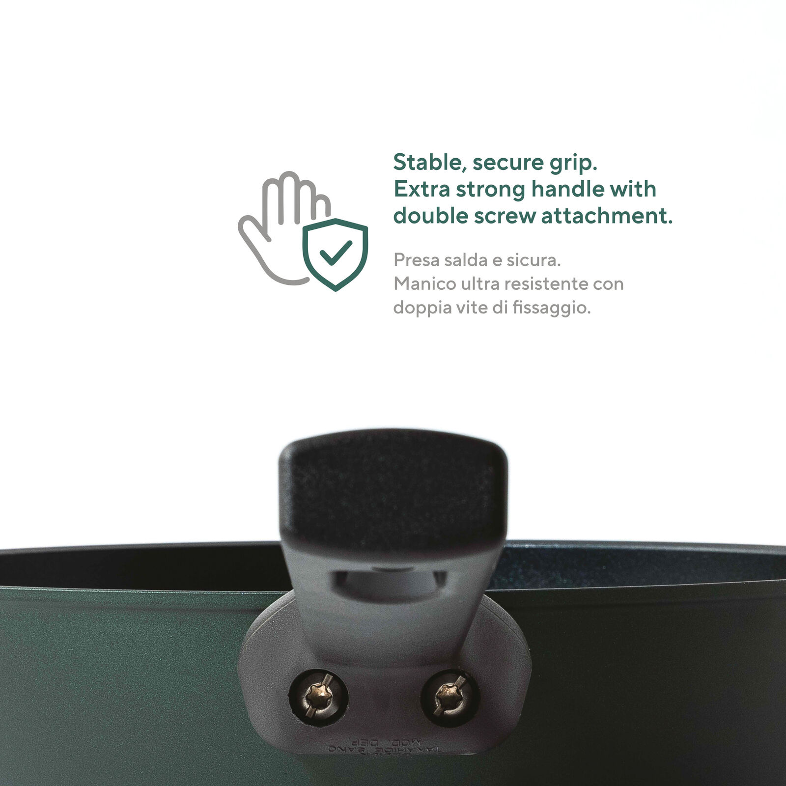 Set Salvaspazio con 3 padelle antiaderenti image number null