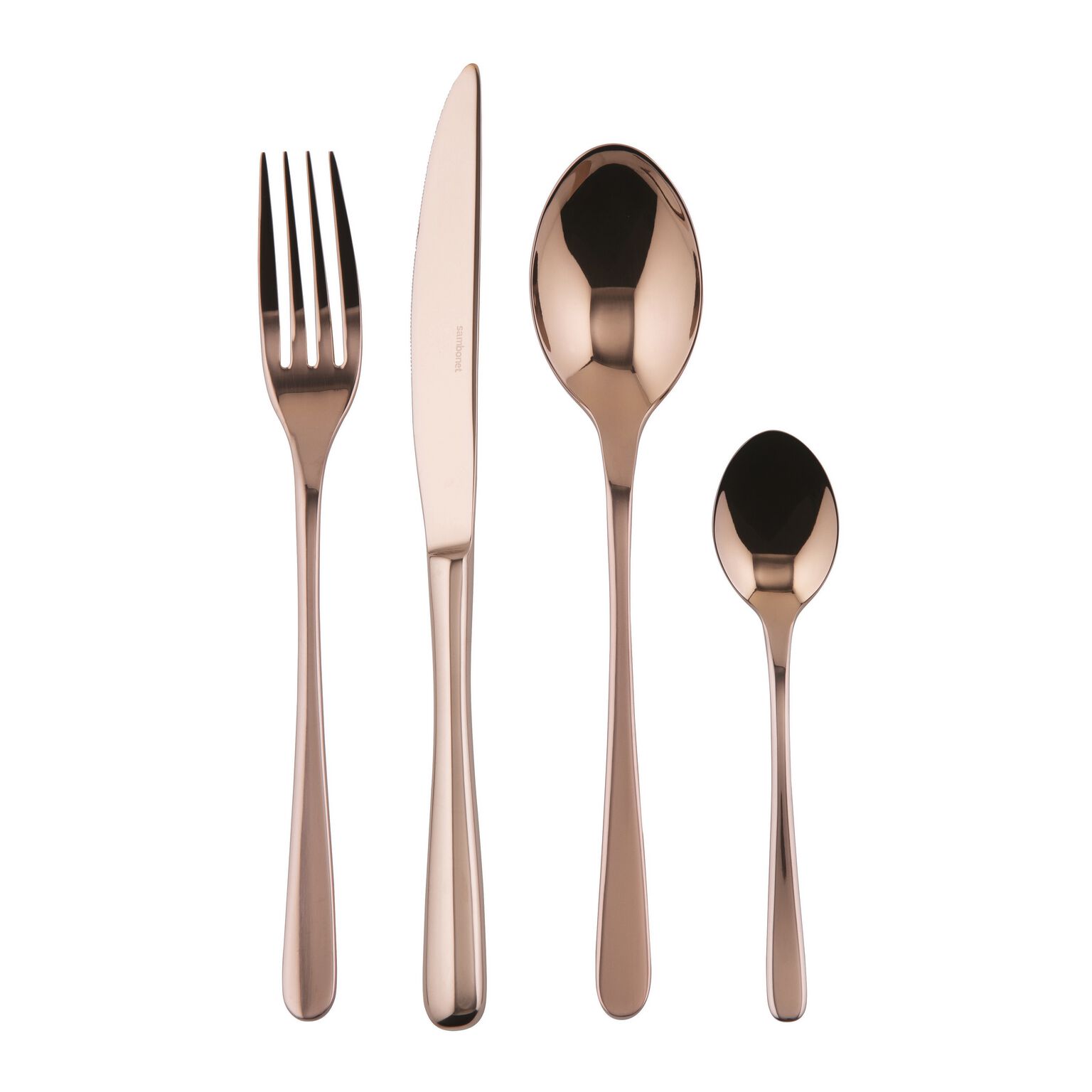 Set posto tavola 8 posate, PVD Lucido PVD Copper, Taste, Sambonet