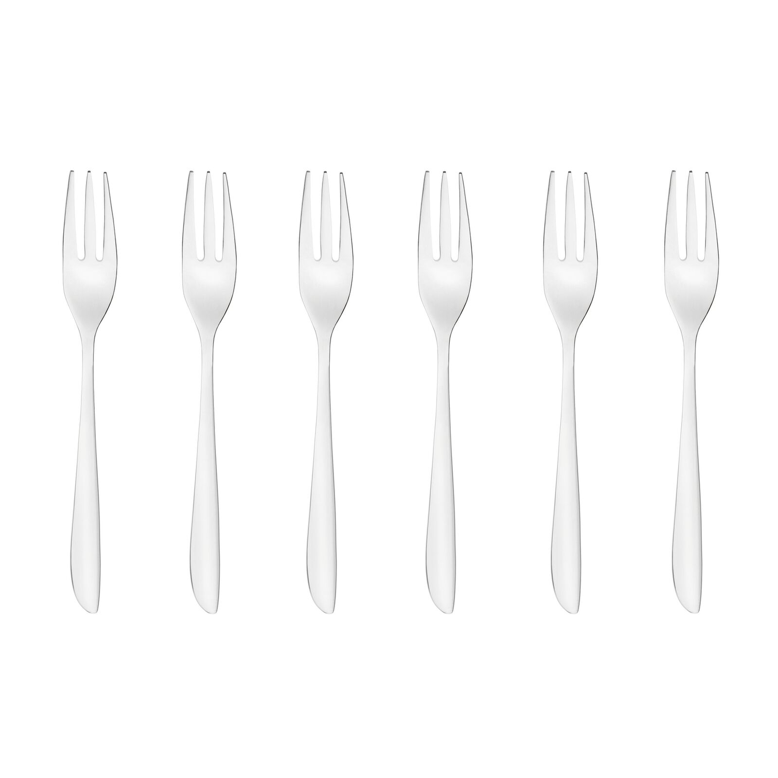 6 cake forks set  image number null