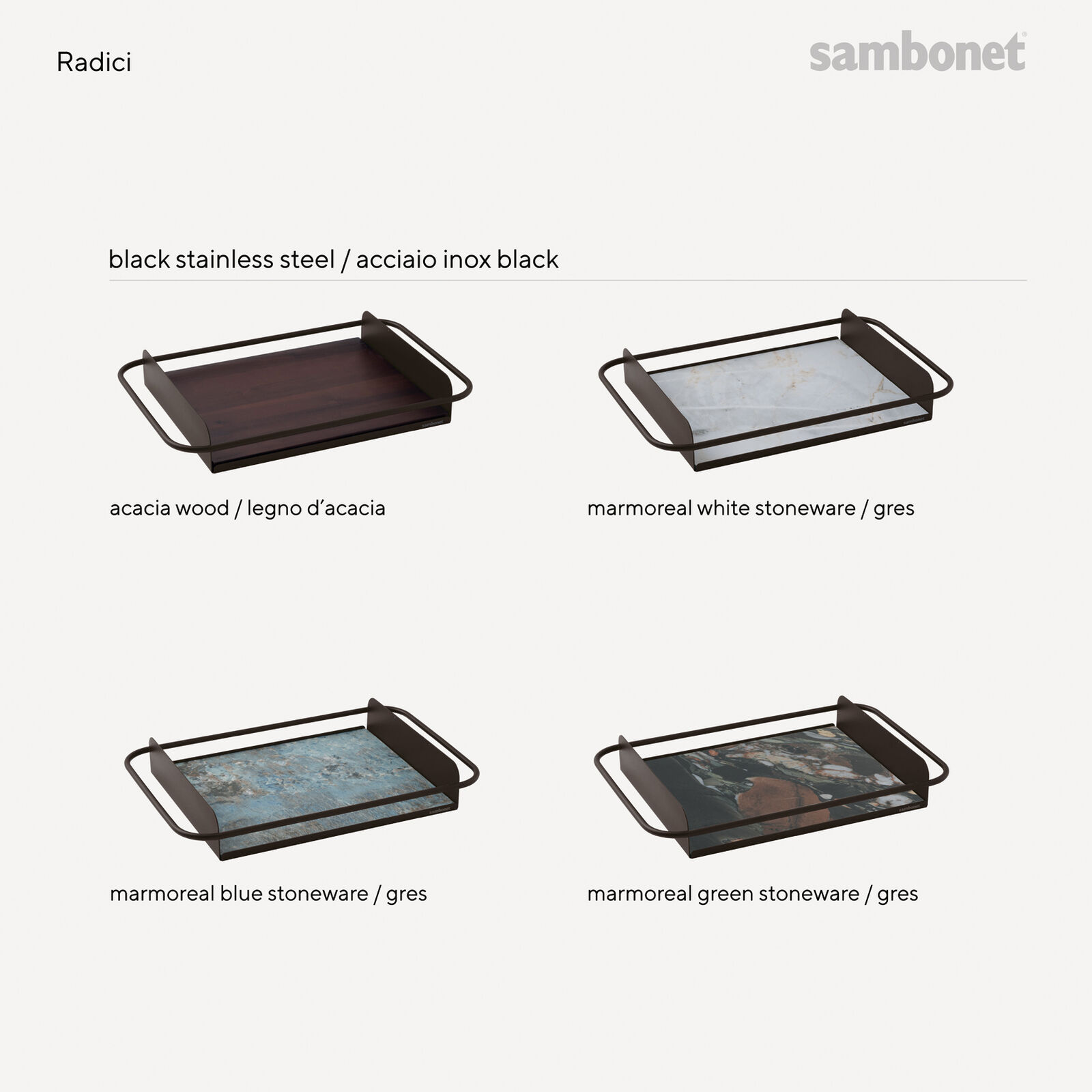 Small tray with stoneware insert image number null