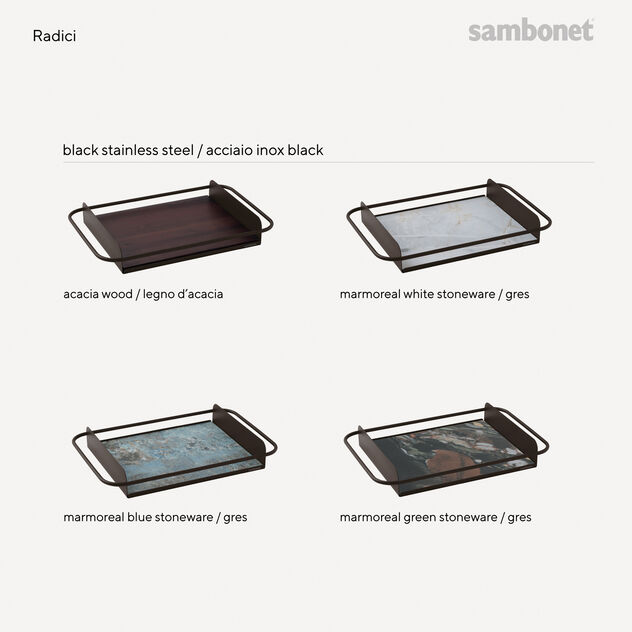 Small tray with stoneware insert image number 7