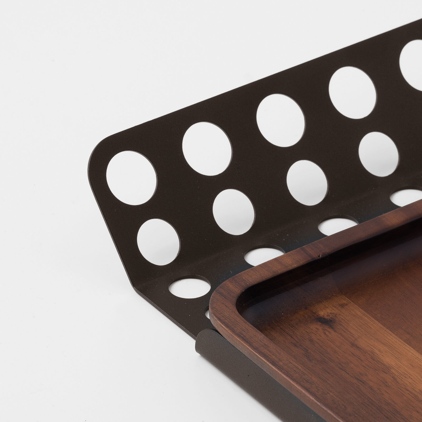 Big tray with acacia wood insert image number null