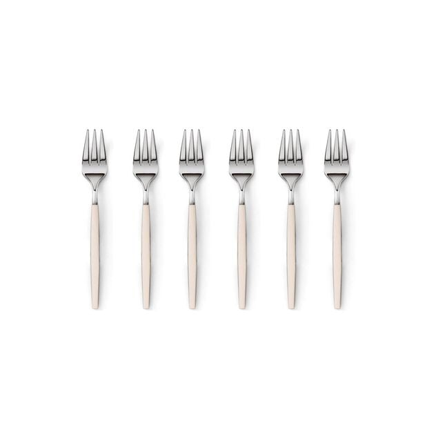 6 cake forks set  image number 0