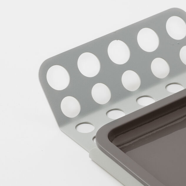 Big tray with laquered wood insert image number 2