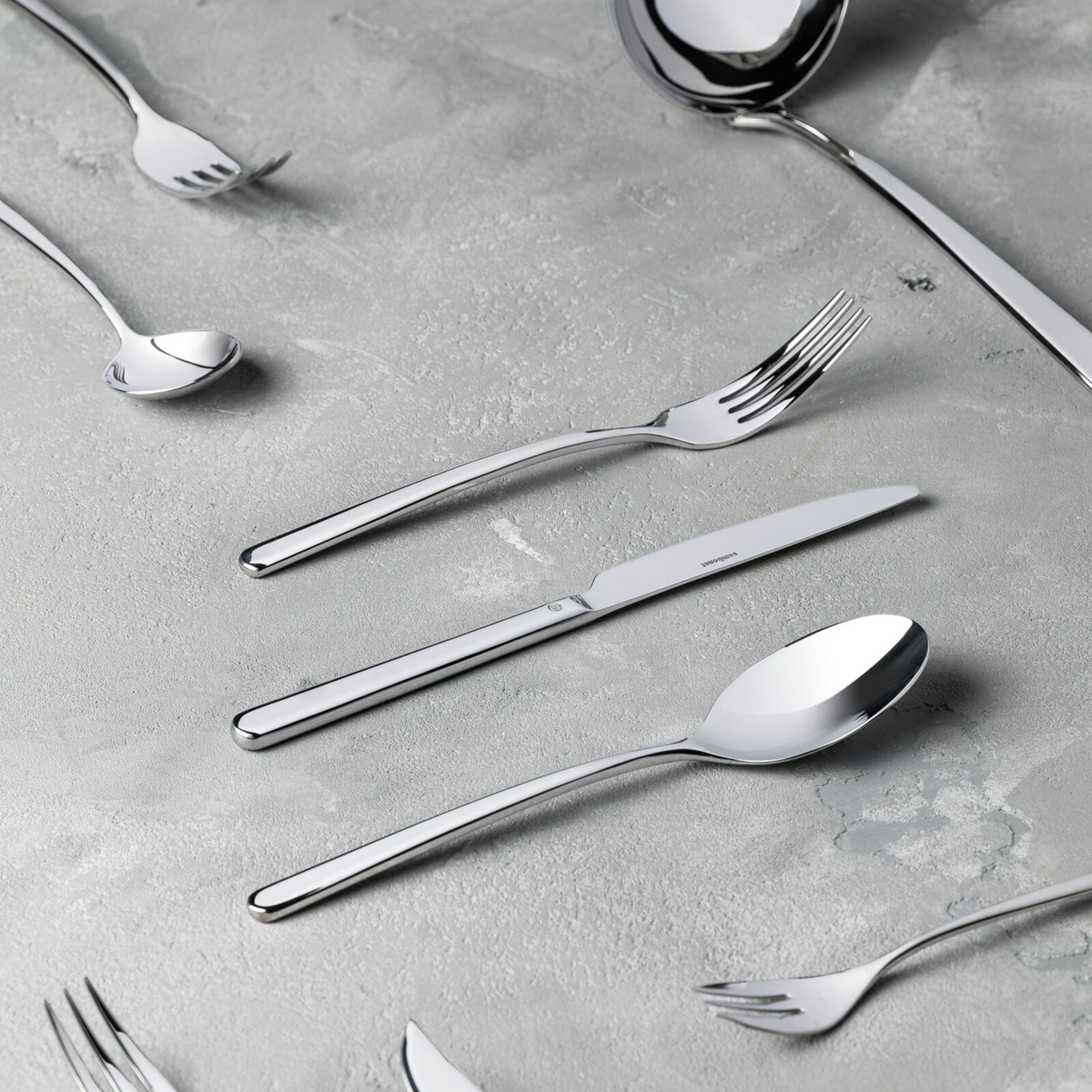 Cutlery place setting, 3 pieces  image number null