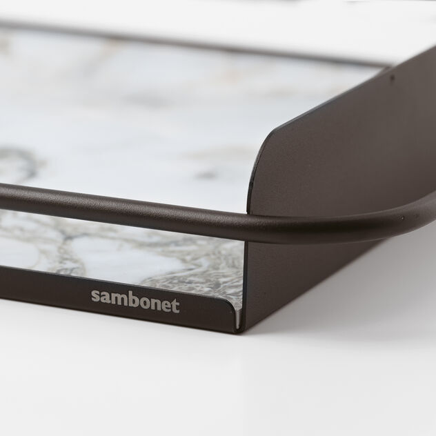 Big tray with stoneware insert image number 1